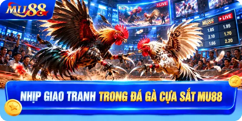 Nhịp Giao Tranh Trong Đá Gà Cựa Sắt MU88